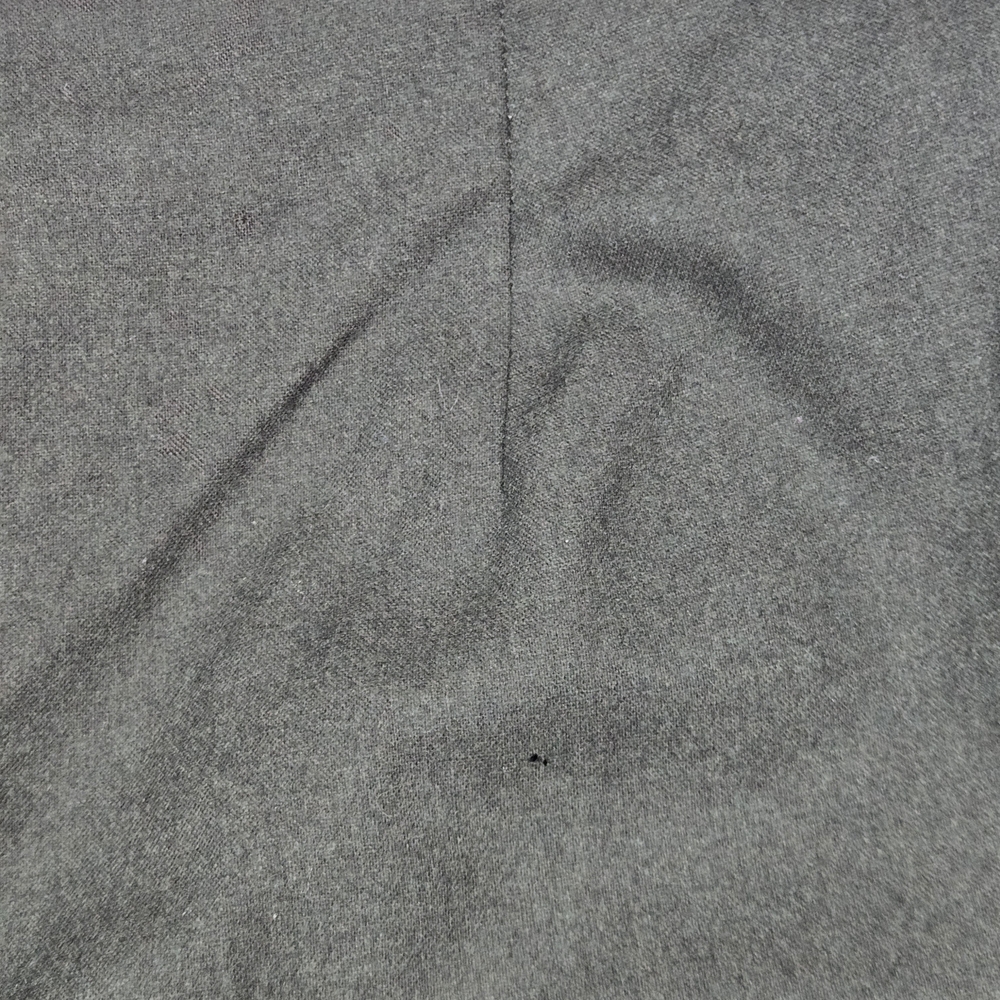VTG Bogner Sz 10 Long Wool Cashmere Trousers Grey Straight Leg Y2K - Picture 6 of 12